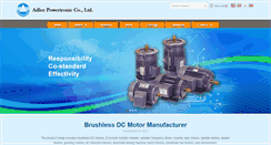 Desktop Screenshot of adlee-brushless-servomotors.com